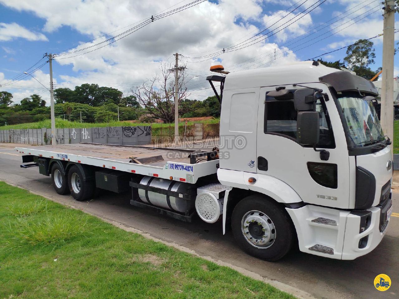 CAMINHAO FORD CARGO 1933 Plataforma Guincho Truck 6x2 Transauto Caminhões CAMPINAS SÃO PAULO SP